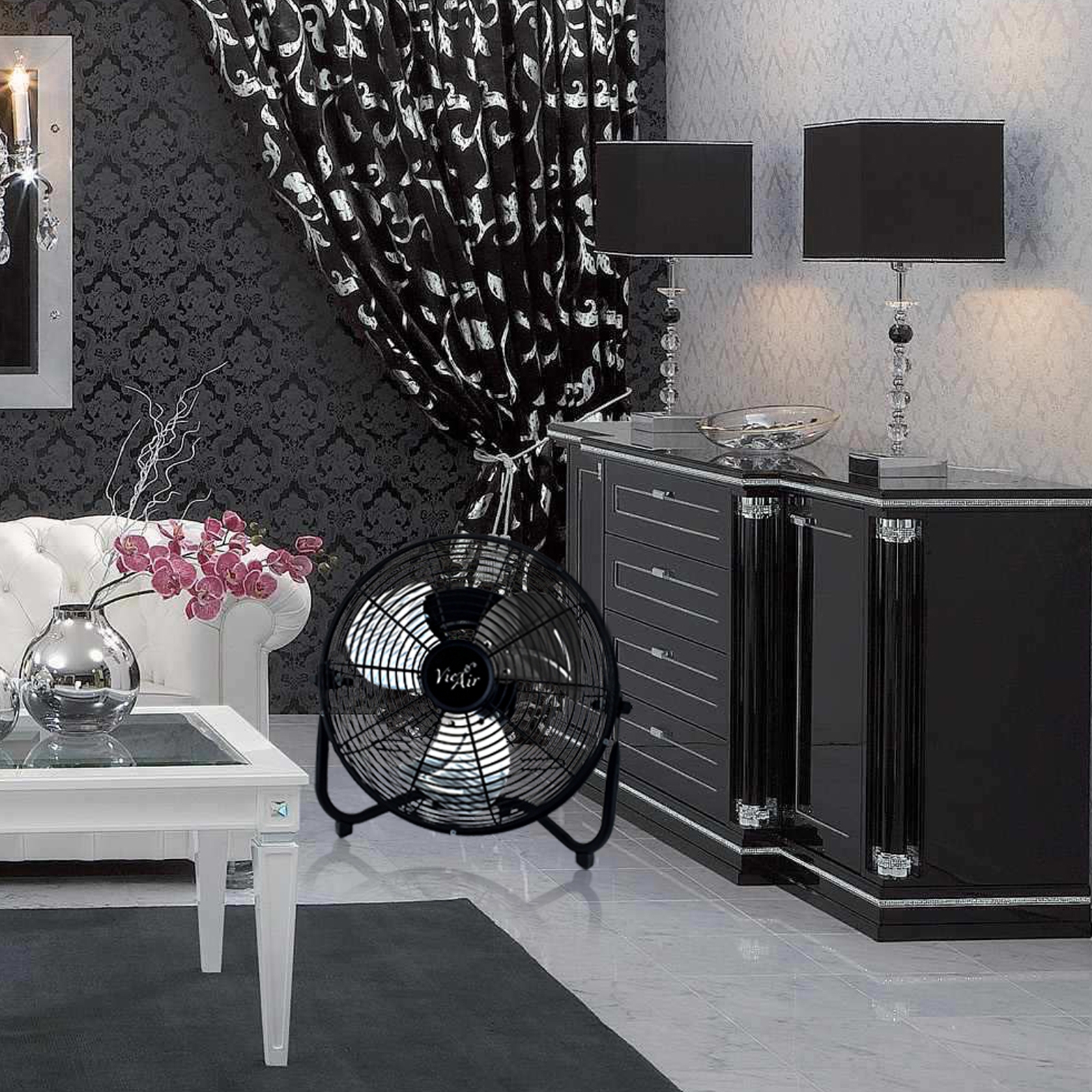 Vie Air High Velocity Floor Fan